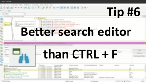 Tip #6: The better search editor than CTRL + F